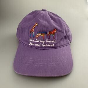 The Living Desert Zoo And Gardens Children’s Hat Purple Embroidered Vintage